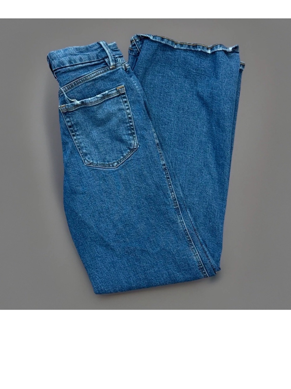 GOOD AMERICAN Womens Good Skate Jeans Size 4/27 High Waisted Blue 90s Fit